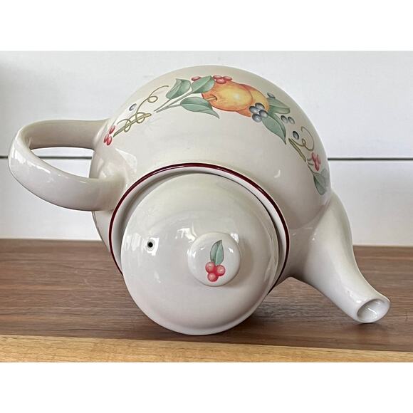Teapot & Lid Abundance (Corelle) by Corning Corelle Replacement 1990 - Picture 3 of 10